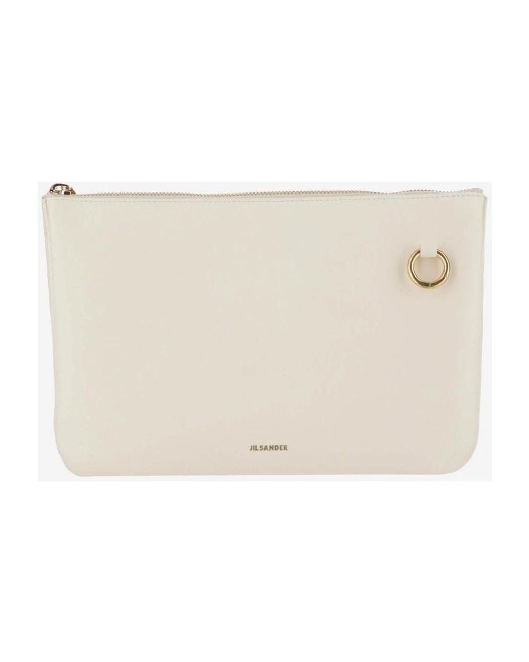 Jil Sander Natural Clutches