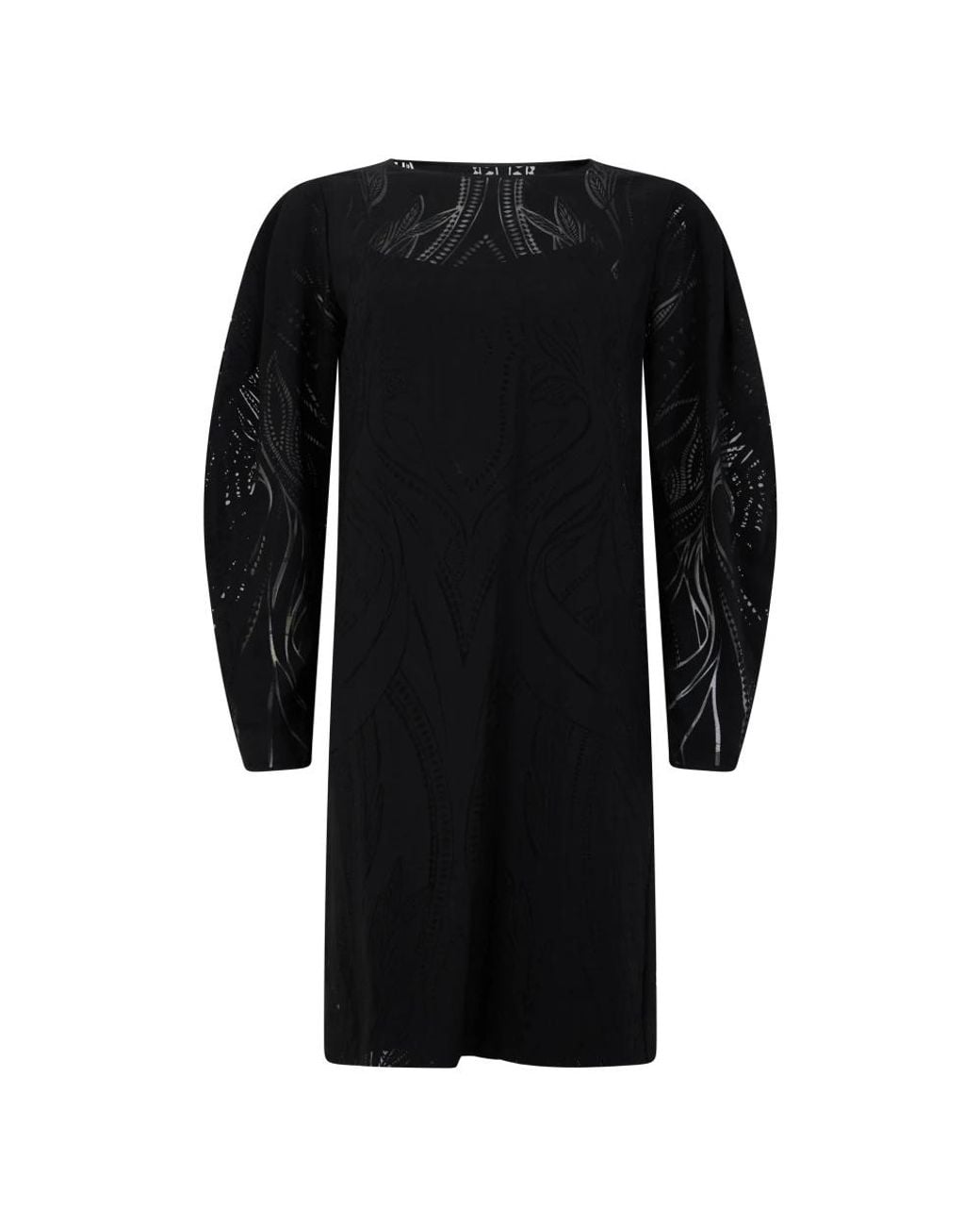 Alberta Ferretti Black Short Dresses