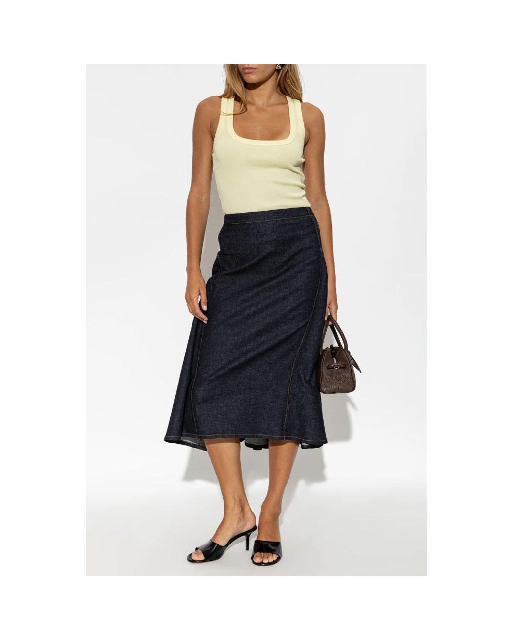 Jacquemus Yellow Sleeveless Tops
