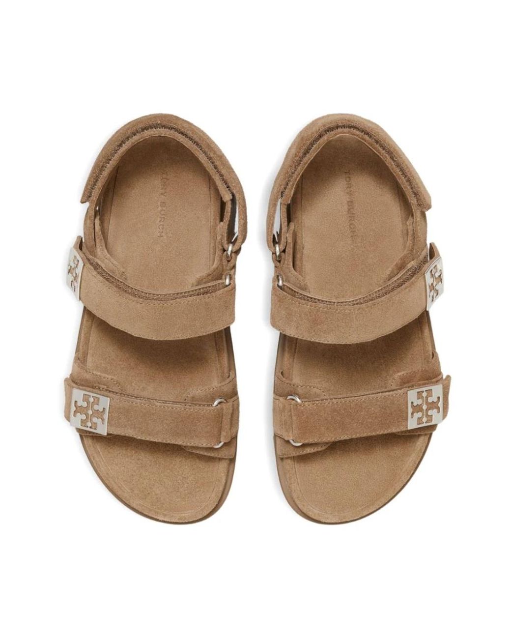 Tory Burch Natural Flat Sandals