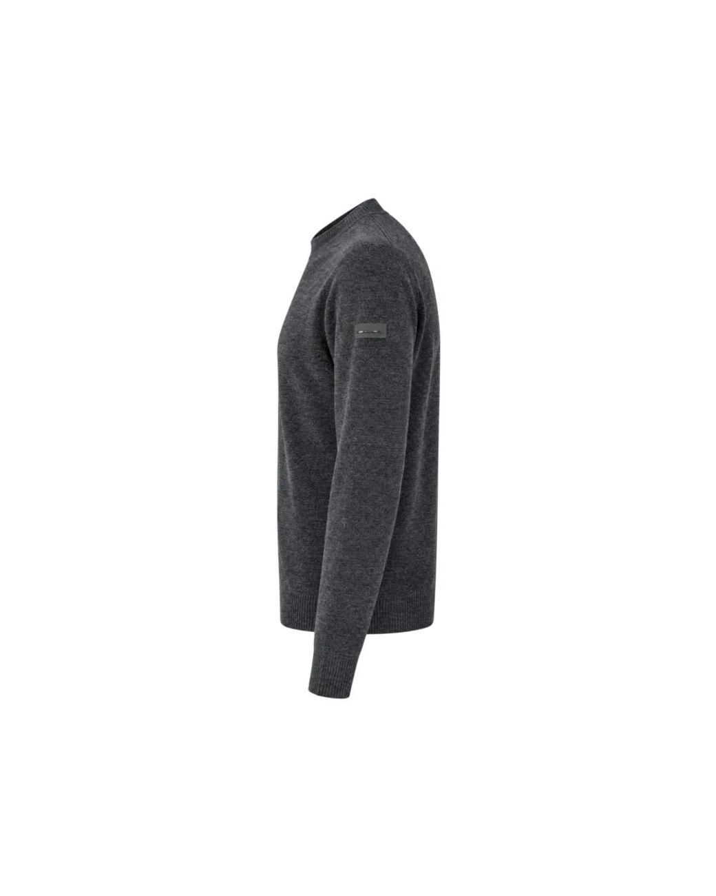 Rrd Gray Round-Neck Knitwear for men