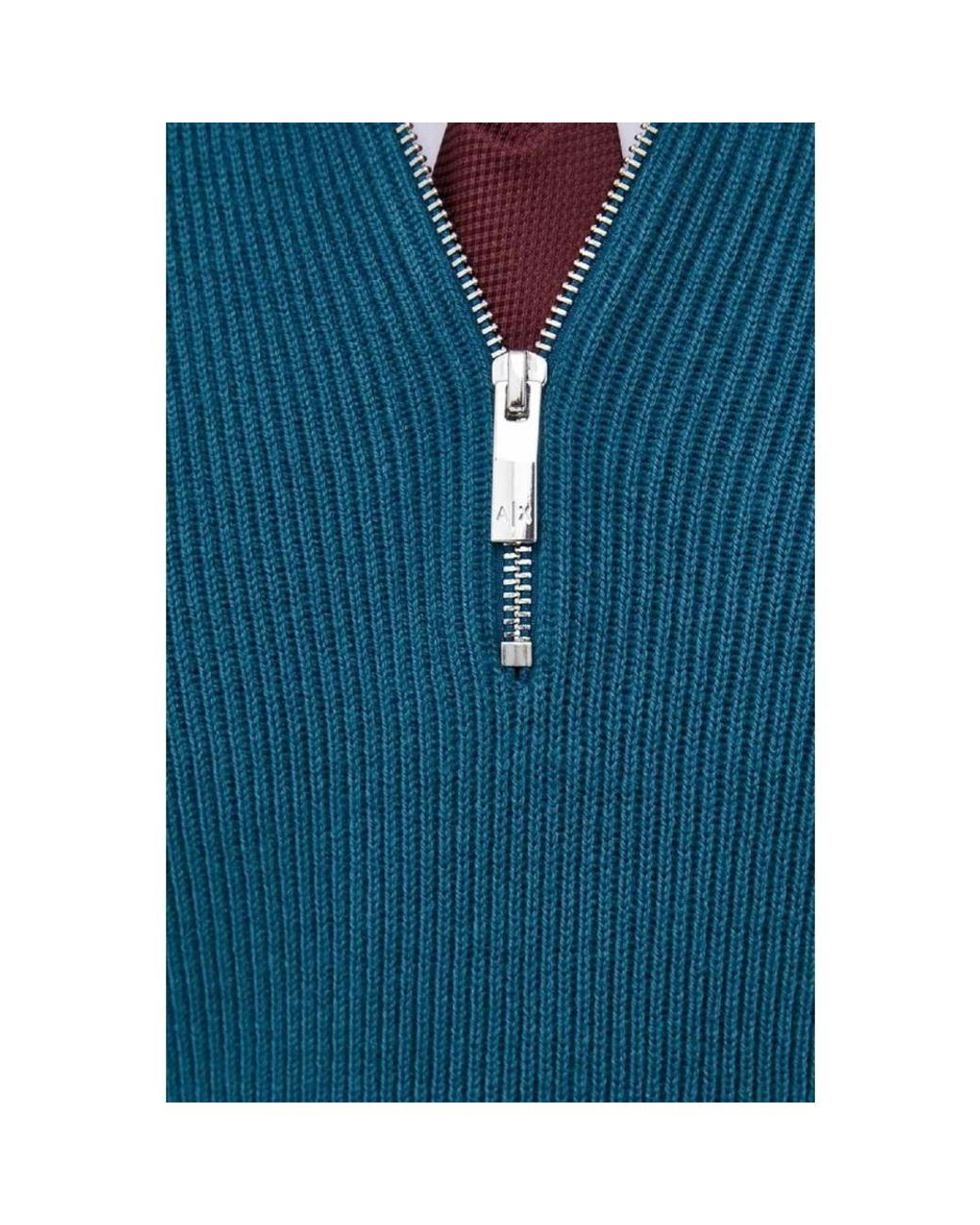 ARMANI EXCHANGE Blue Turtlenecks for men