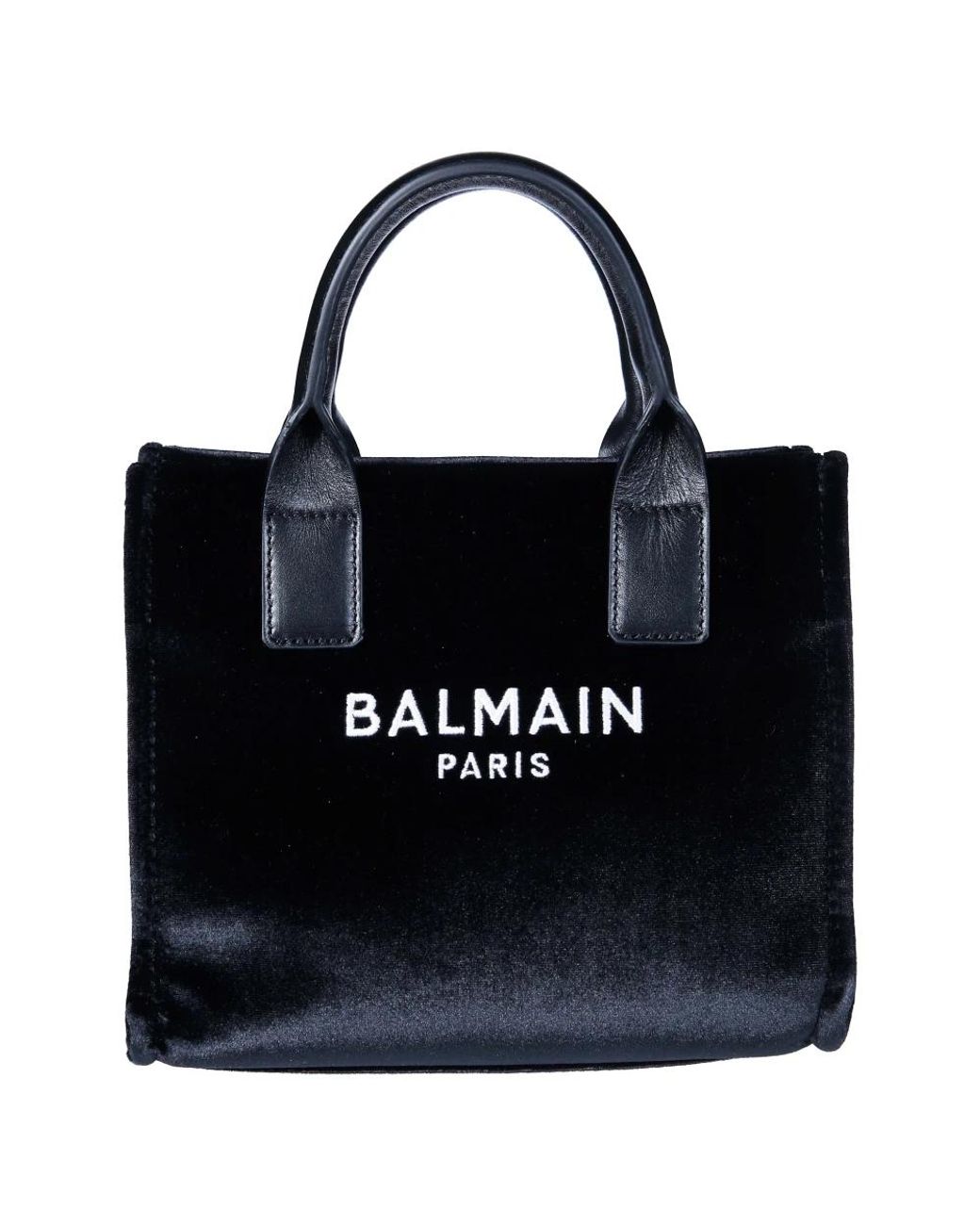 Balmain Black Shopping Bags