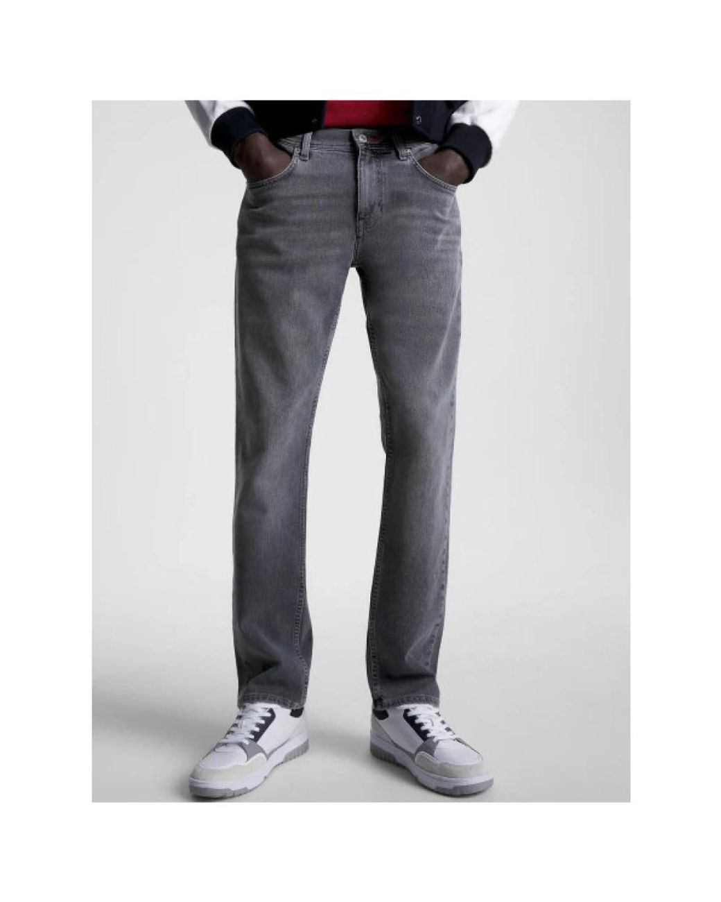 Tommy Hilfiger Gray Slim Fit Jeans for men