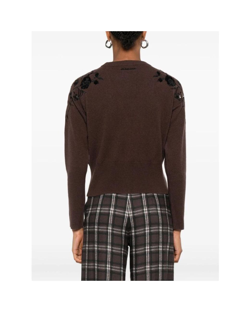 Ermanno Scervino Brown Cardigans