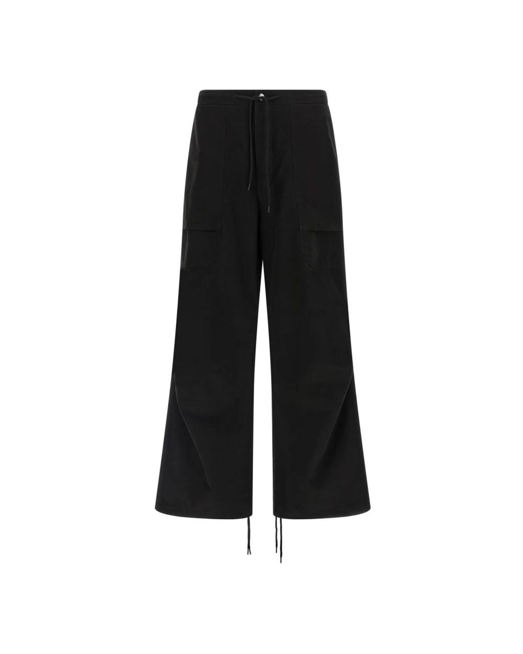 Entire studios Black Wide Trousers for men