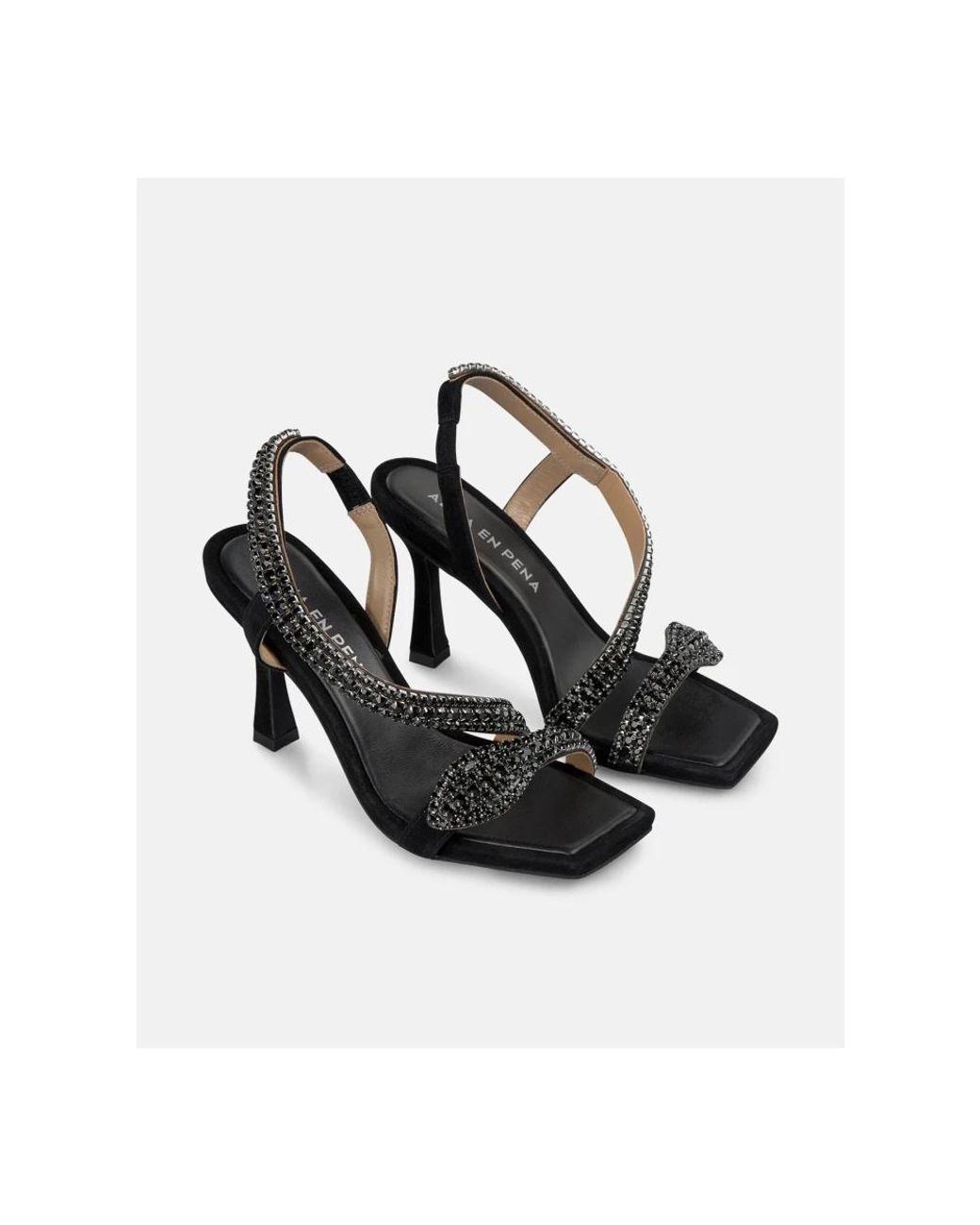 Alma En Pena. Black High Heel Sandals