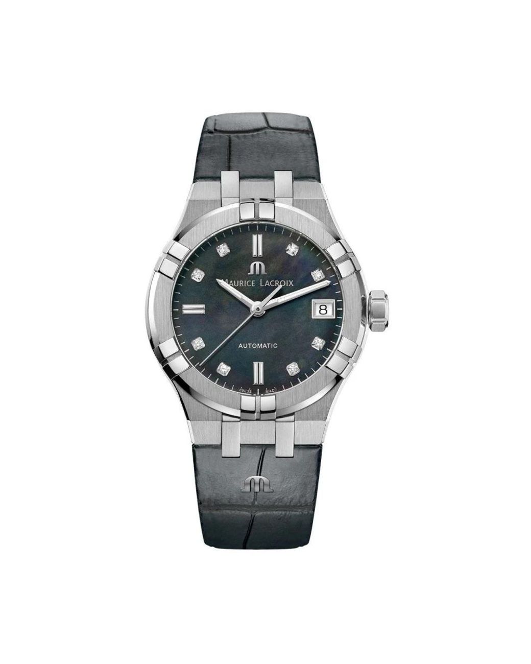 Maurice Lacroix Aikon Automatic Date 35Mm in het Metallic voor heren