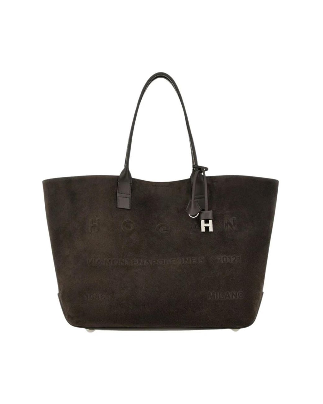Hogan Black Shopping Bags