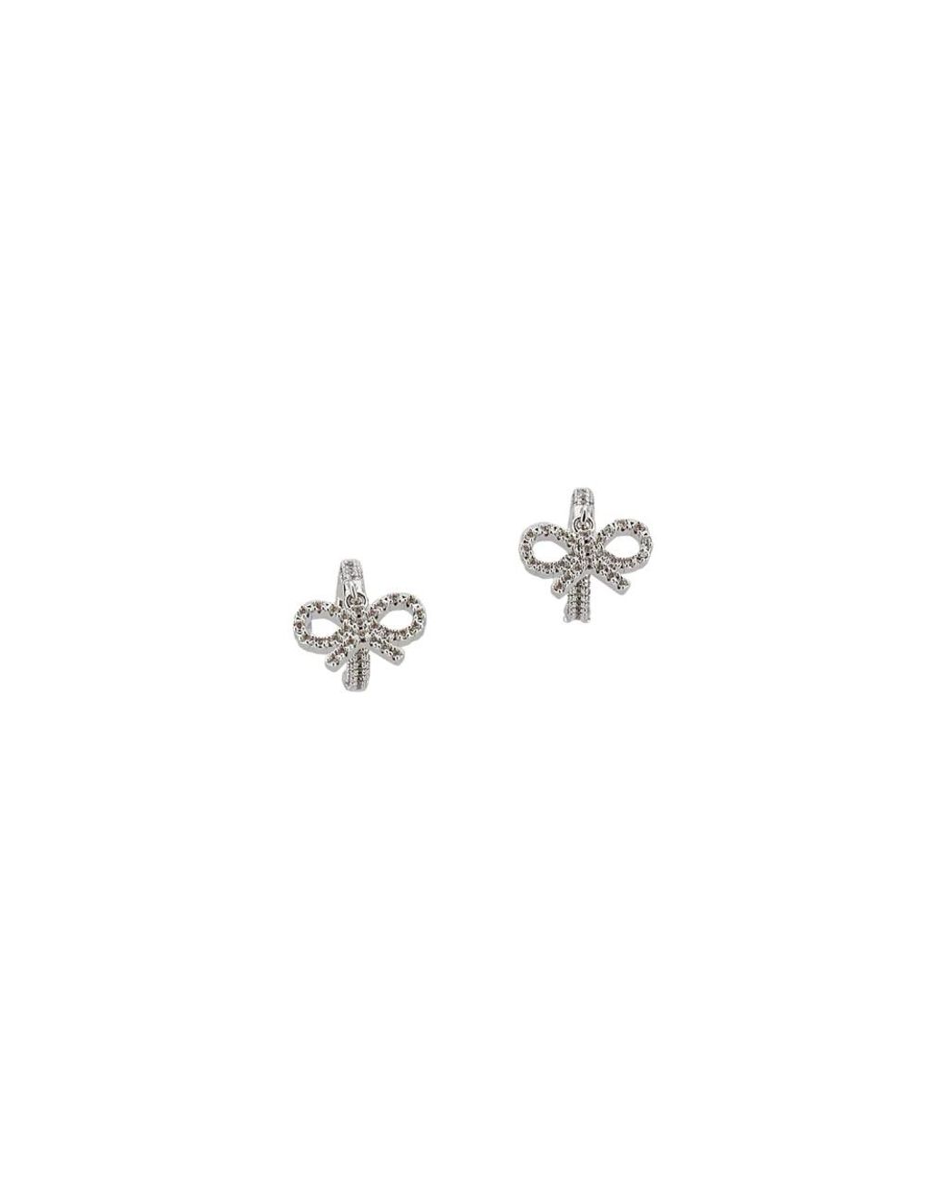Self-Portrait White Earrings