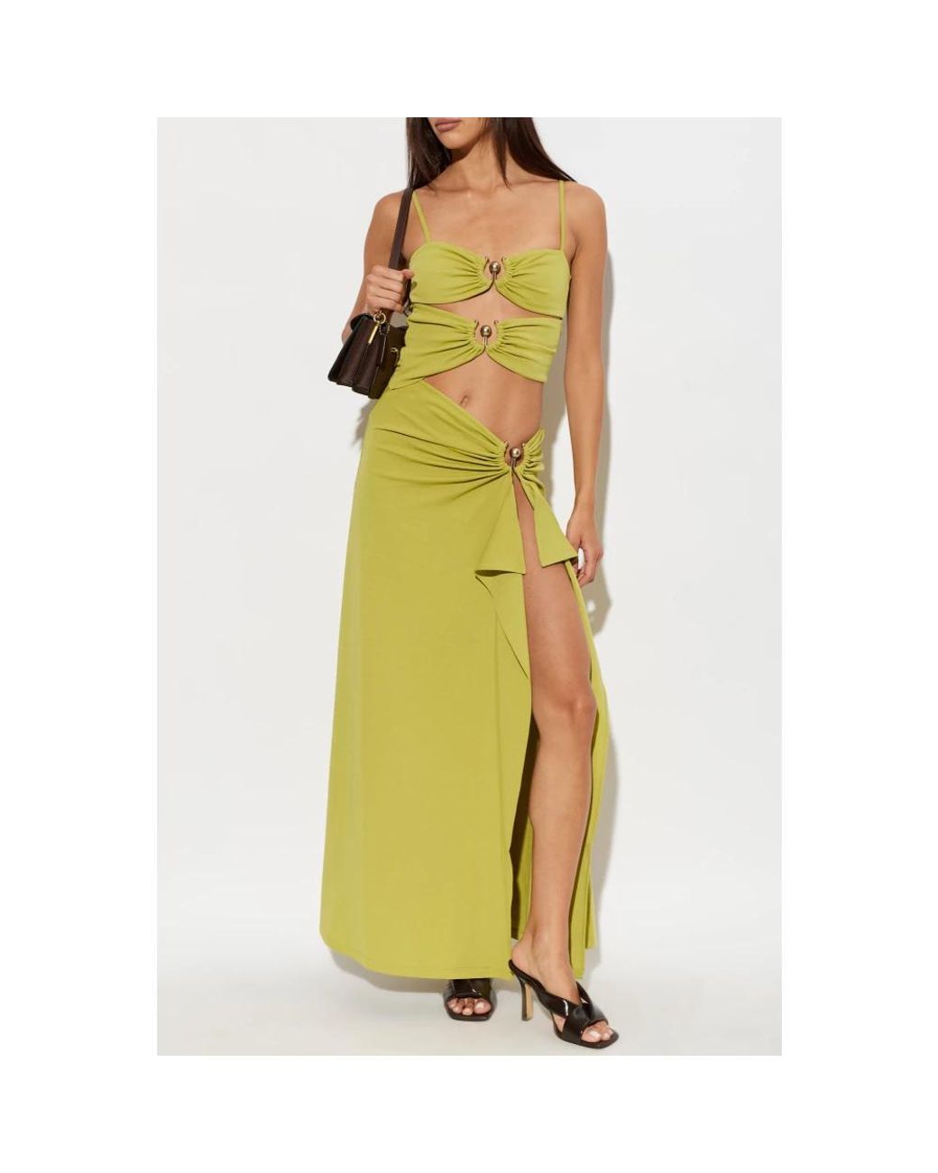 Maxi Dresses Christopher Esber de color Yellow