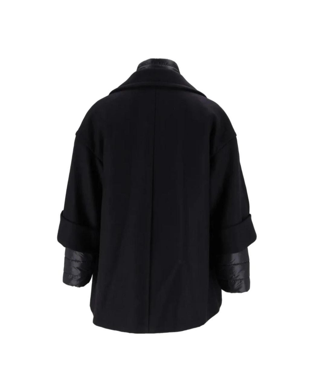 Single-Breasted Coats Fay de color Black