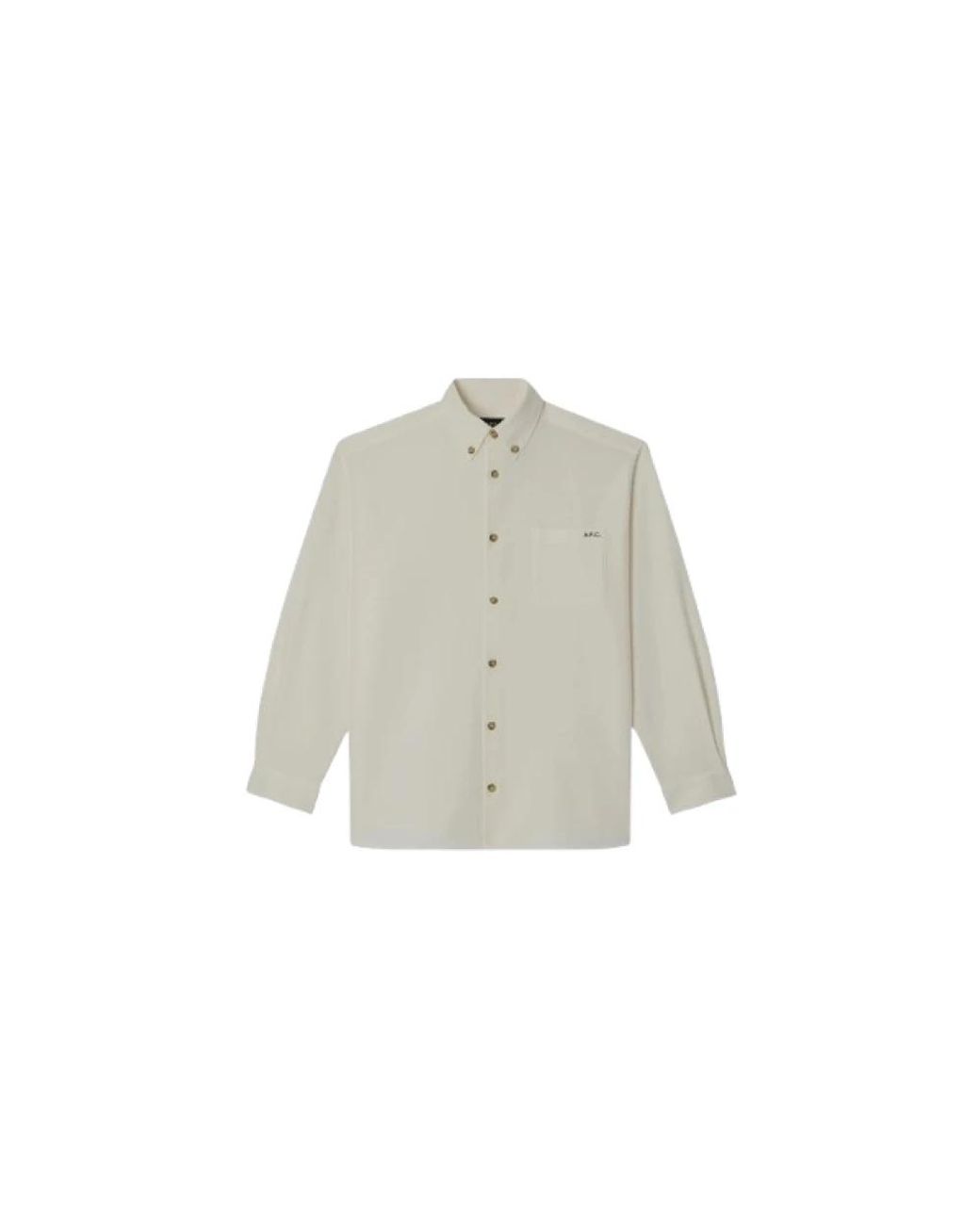 A.P.C. White Casual Shirts for men