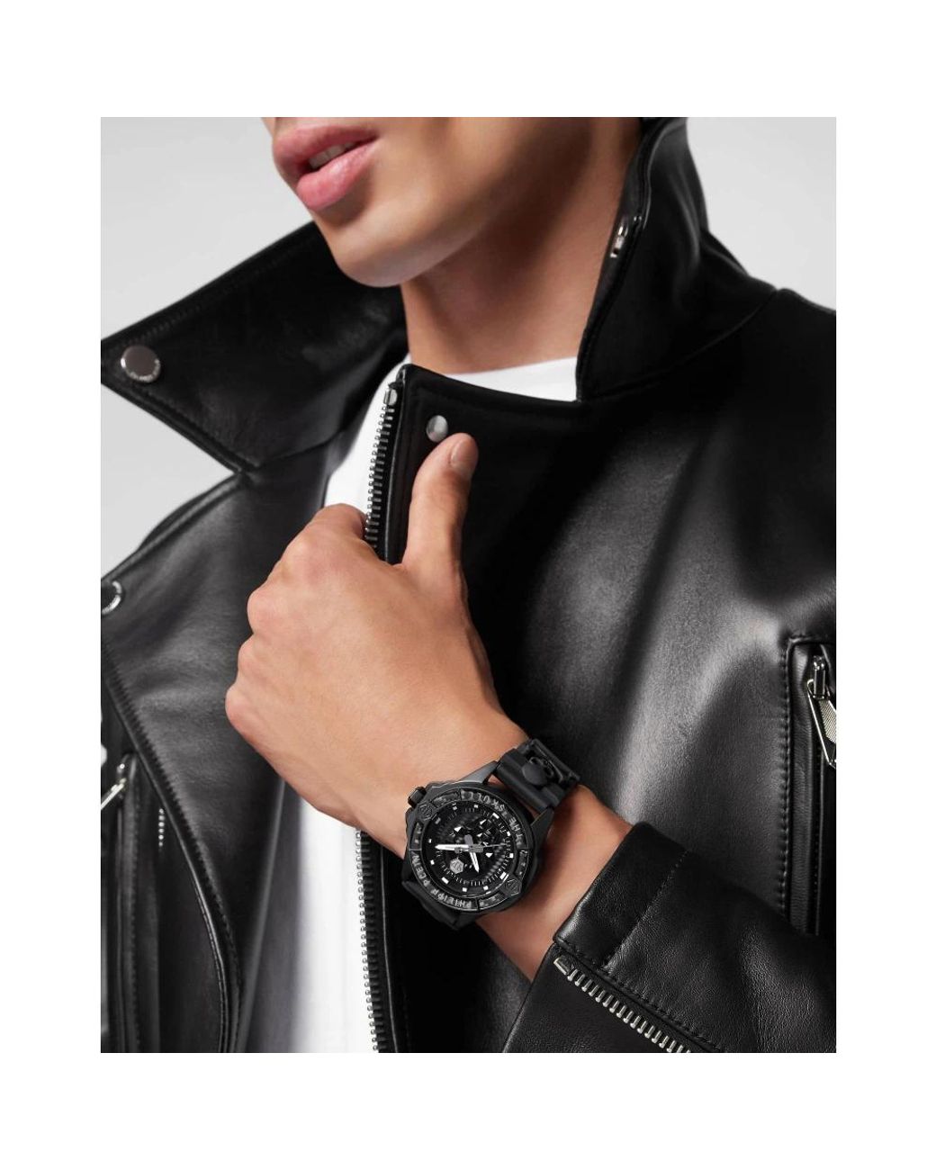 Philipp Plein The $Kull Carbon Fiber in Black für Herren