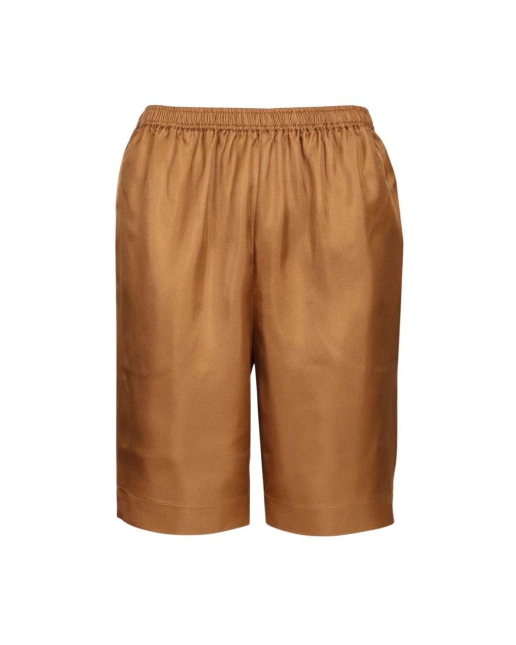 Loulou de Saison Brown Casual Shorts