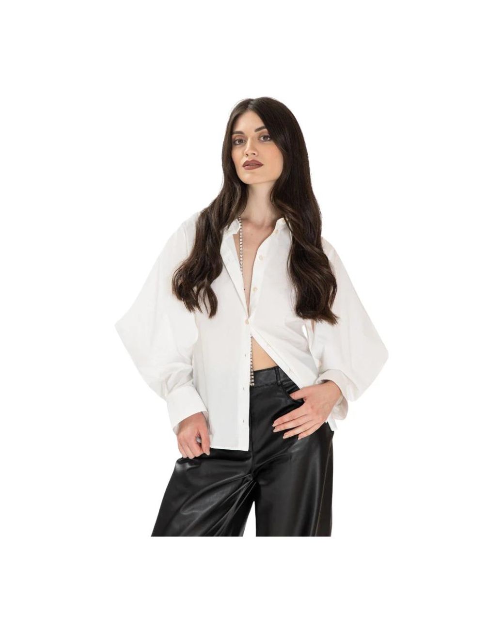 Erika Cavallini Semi Couture Black Shirts