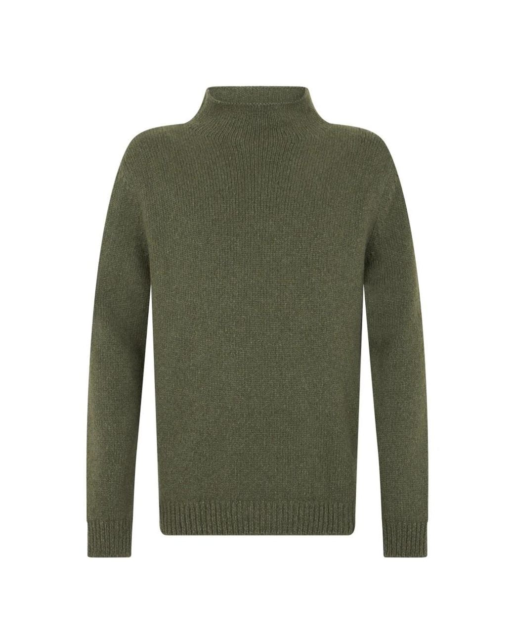 Fedeli Green Turtlenecks for men