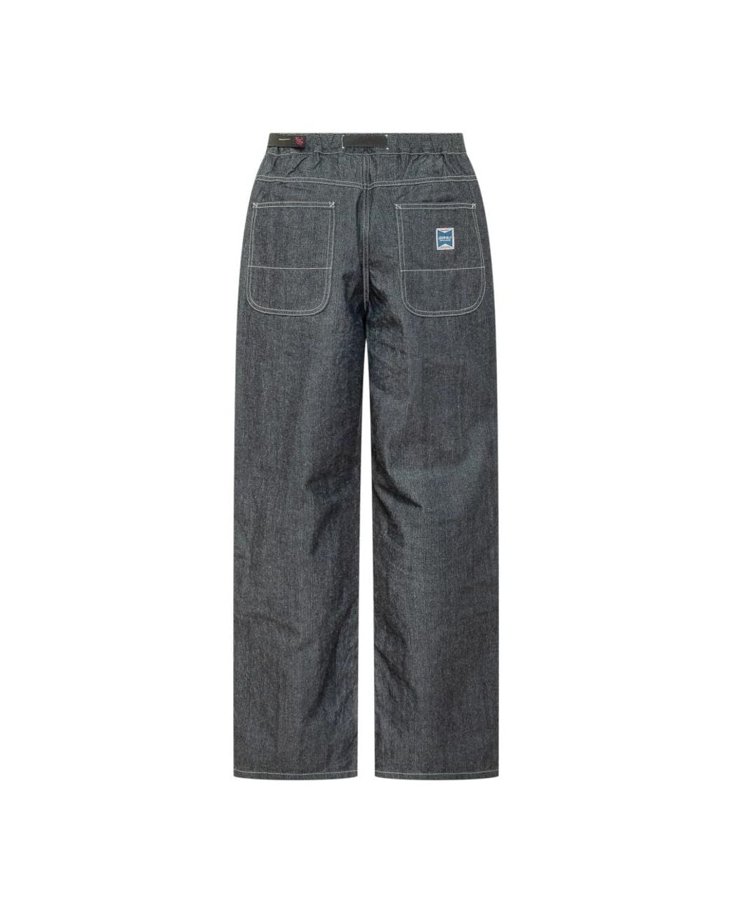 Gramicci Gray Straight Trousers for men