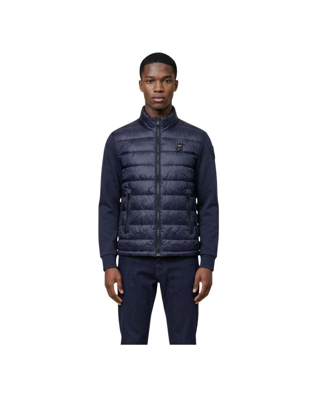 Winter Jackets Blauer de hombre de color Blue
