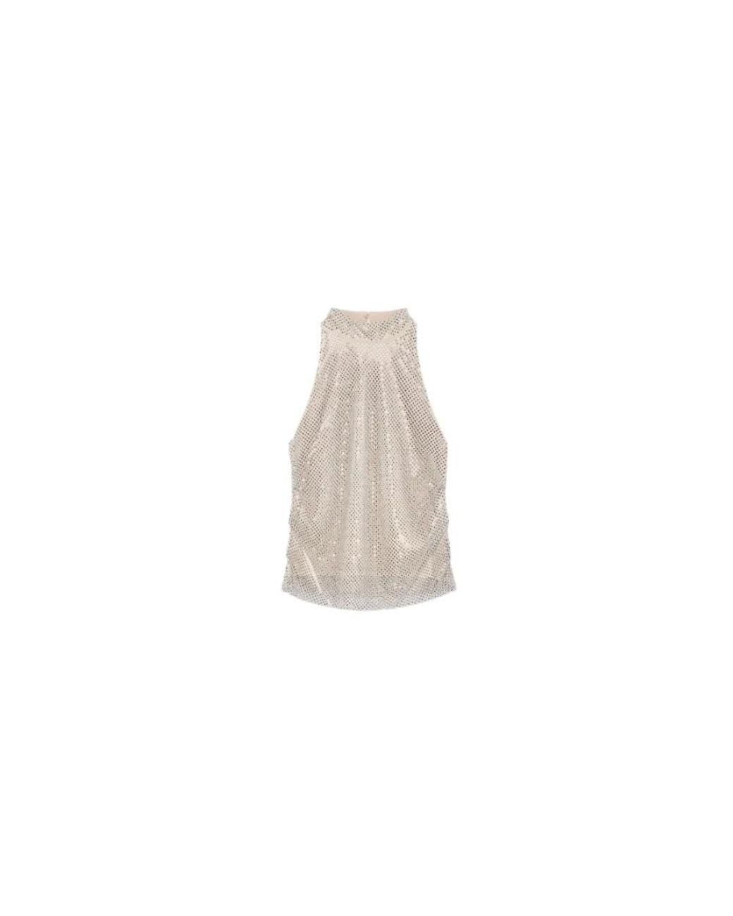 Marella White Sleeveless Tops