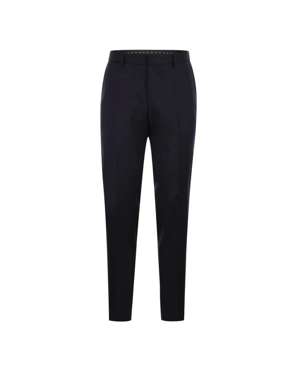 Boss Blue Suit Trousers for men