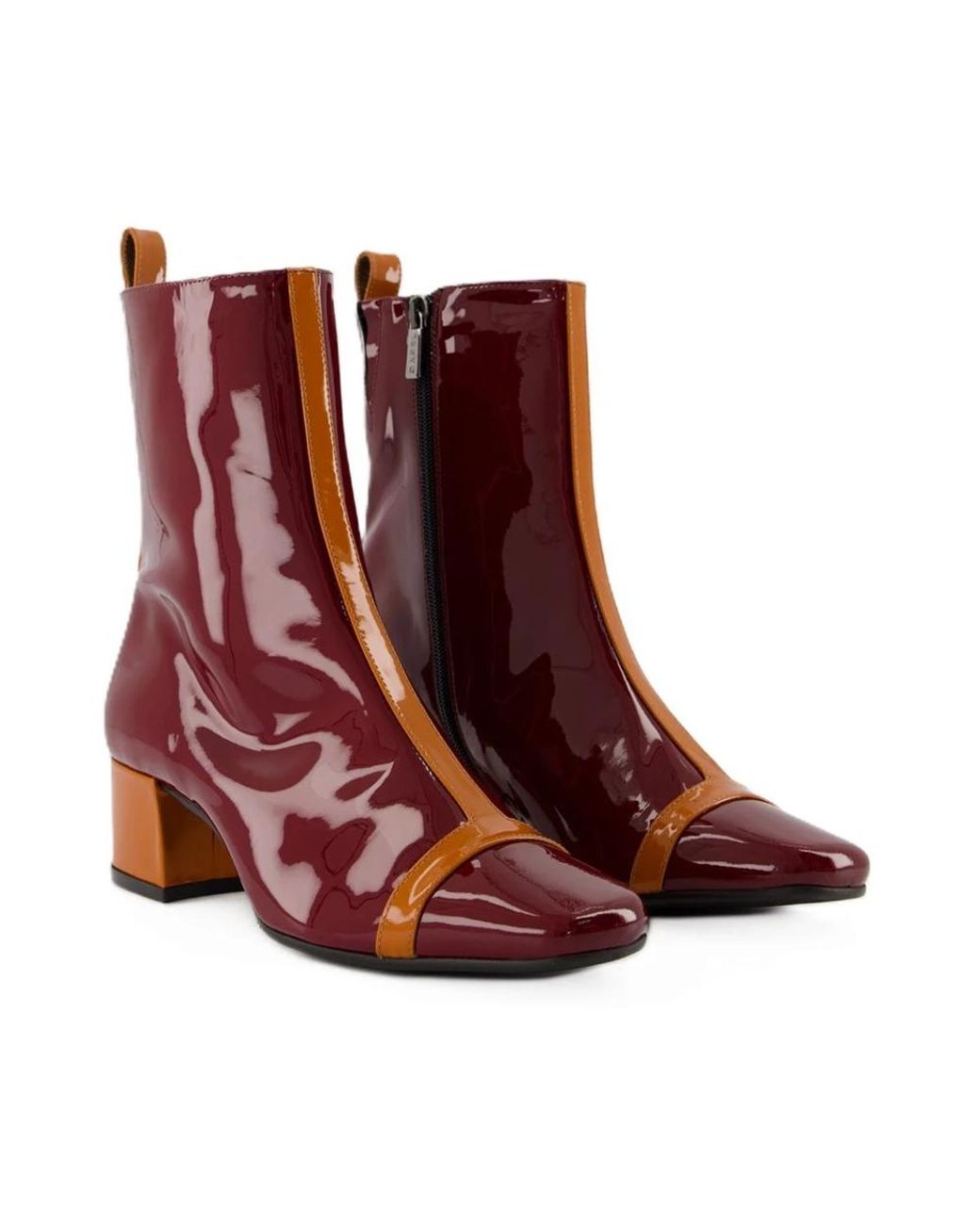 CAREL PARIS Red Heeled Boots