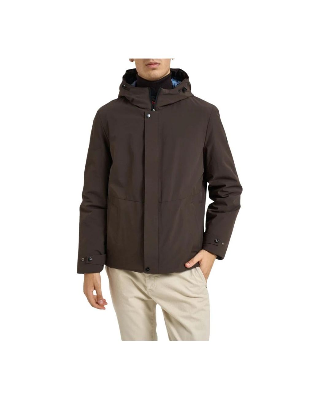 Heskimo Kurzer Parka in Brown für Herren