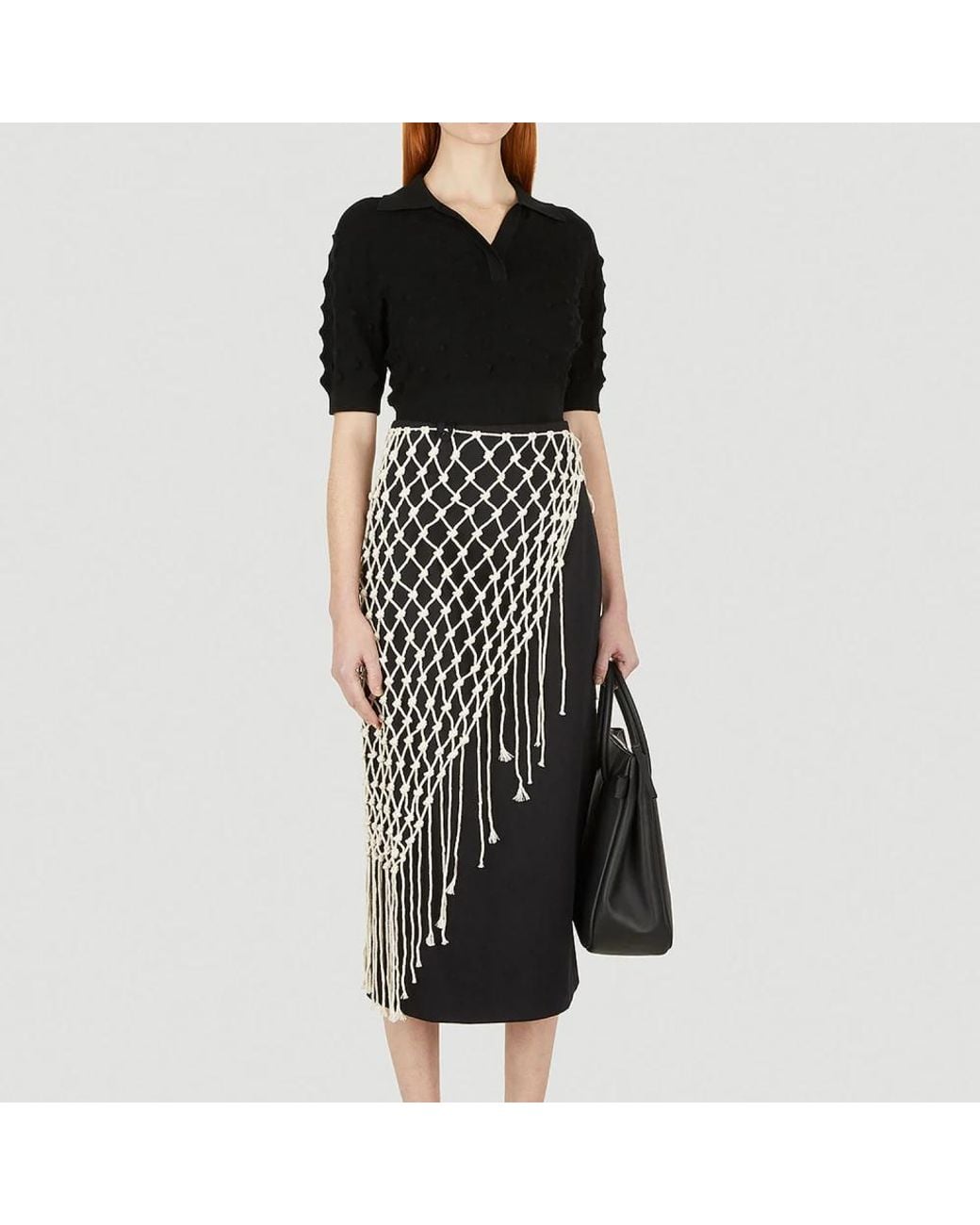 Wynn Hamlyn Black Midi Skirts