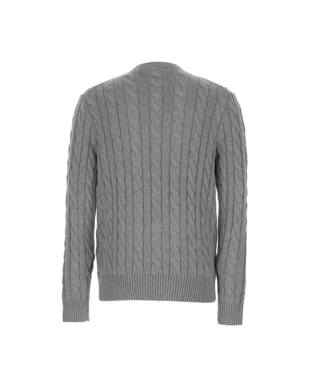 Round-Neck Knitwear Polo Ralph Lauren pour homme en coloris Gray