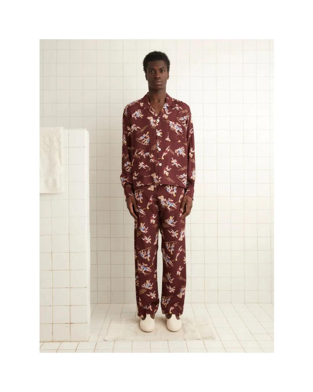 Bode Red Pyjamas for men