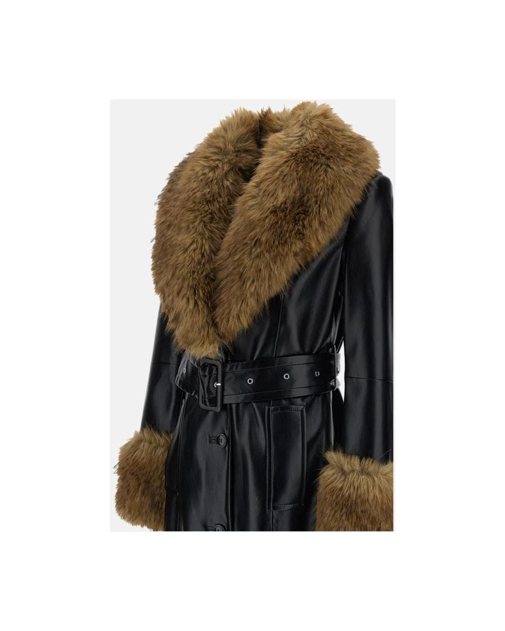 Belted Coats Stand Studio de color Black