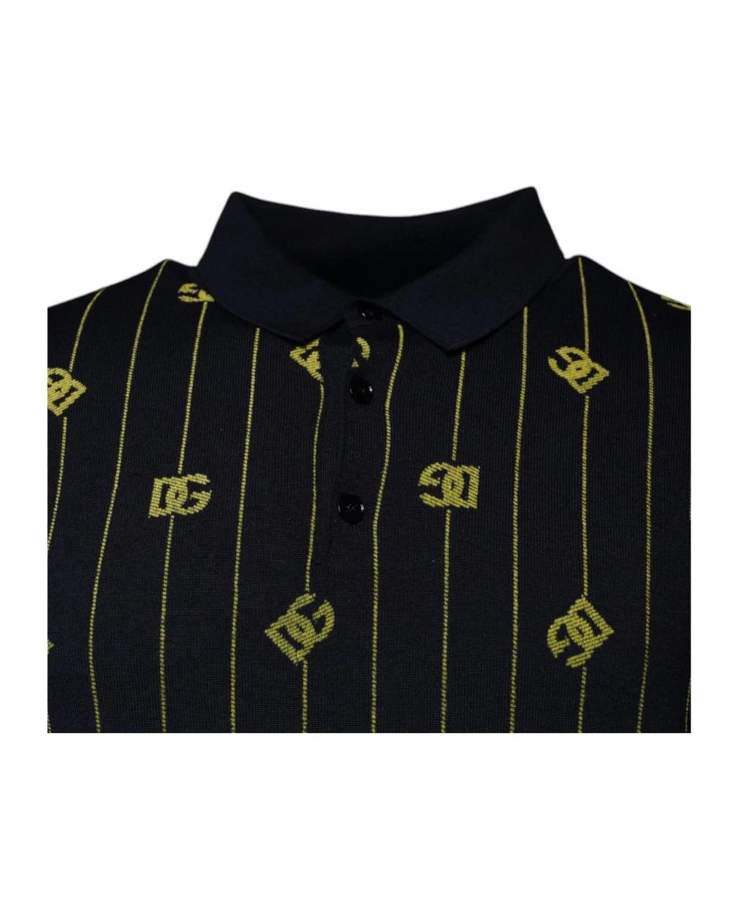 Dolce & Gabbana Black V-Neck Knitwear for men