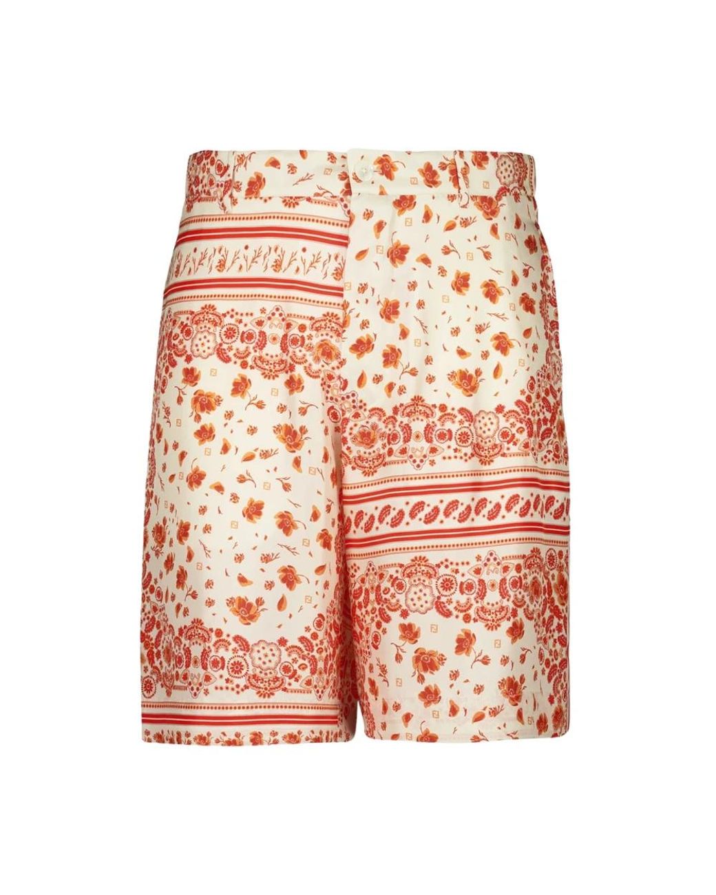 Fendi Pink Casual Shorts for men
