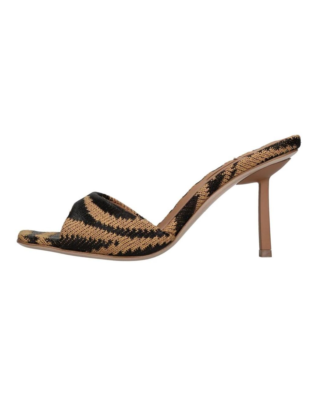 Le Silla Brown Heeled Mules