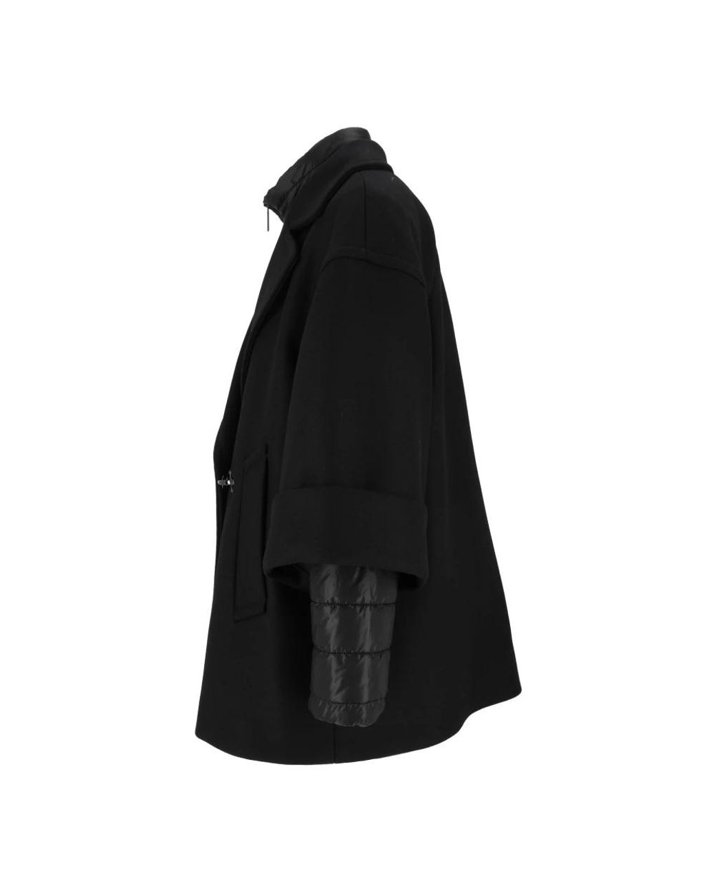 Fay Black Single-Breasted Coats