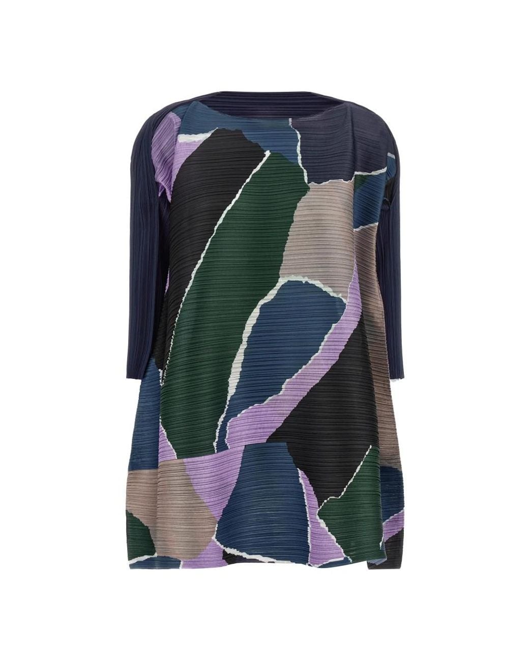 Issey Miyake Blue Short Dresses