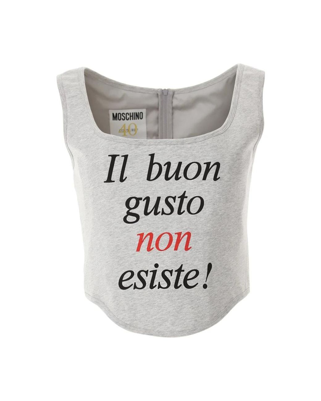 Moschino White Sleeveless Tops