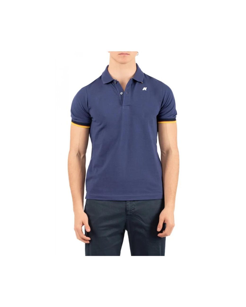 K-Way Blue Polo Shirts for men