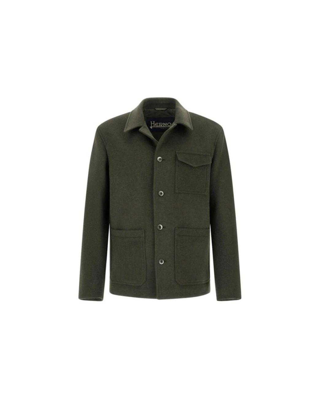 Herno Green Light Jackets for men