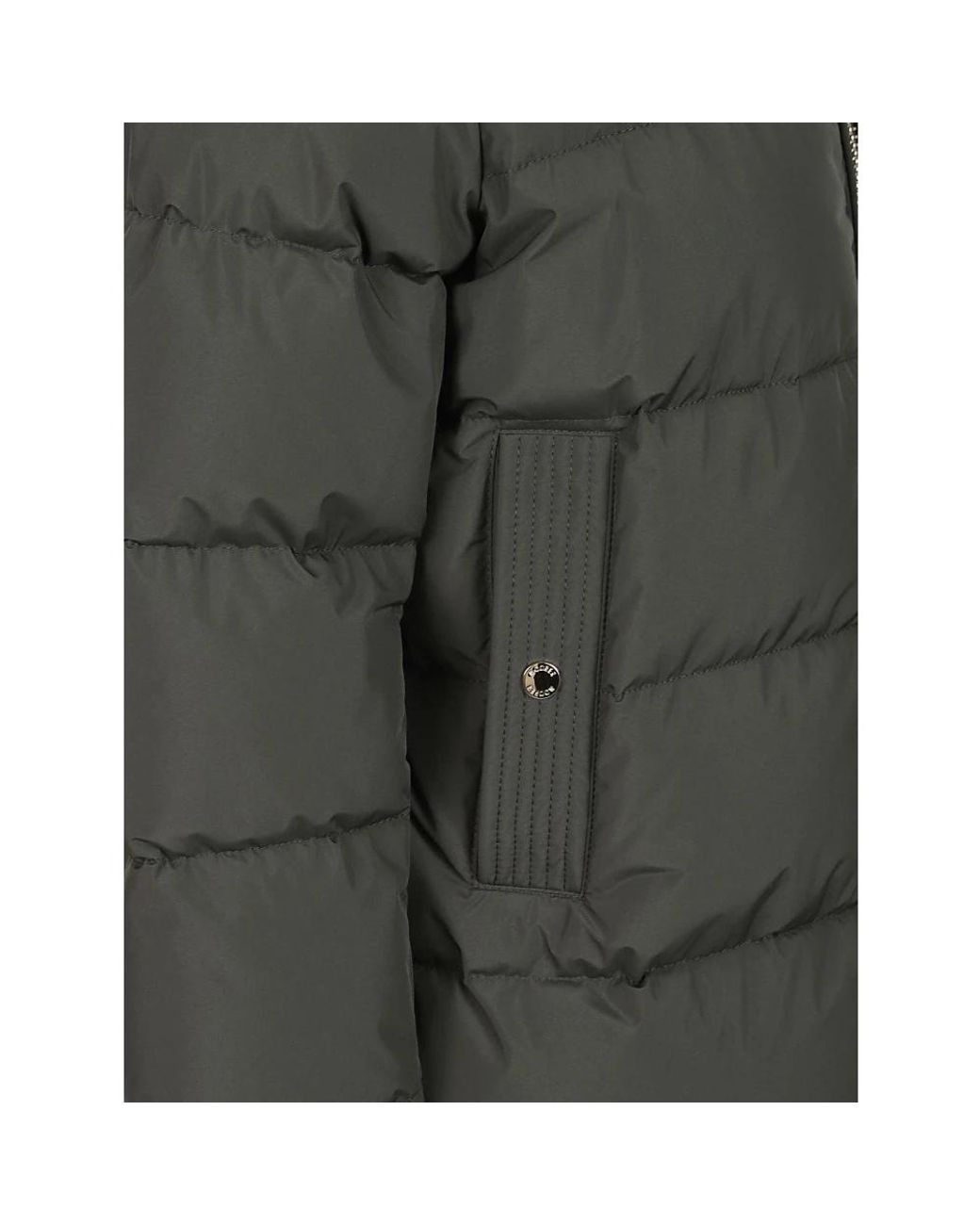 Down Coats Moorer en coloris Gray