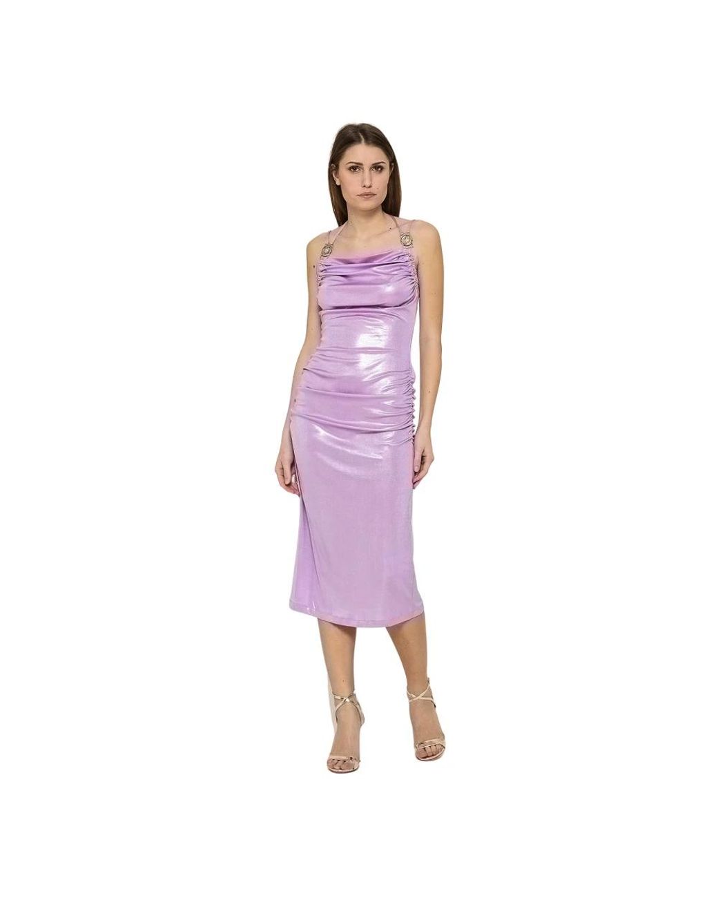 Just Cavalli Purple Party Dresses