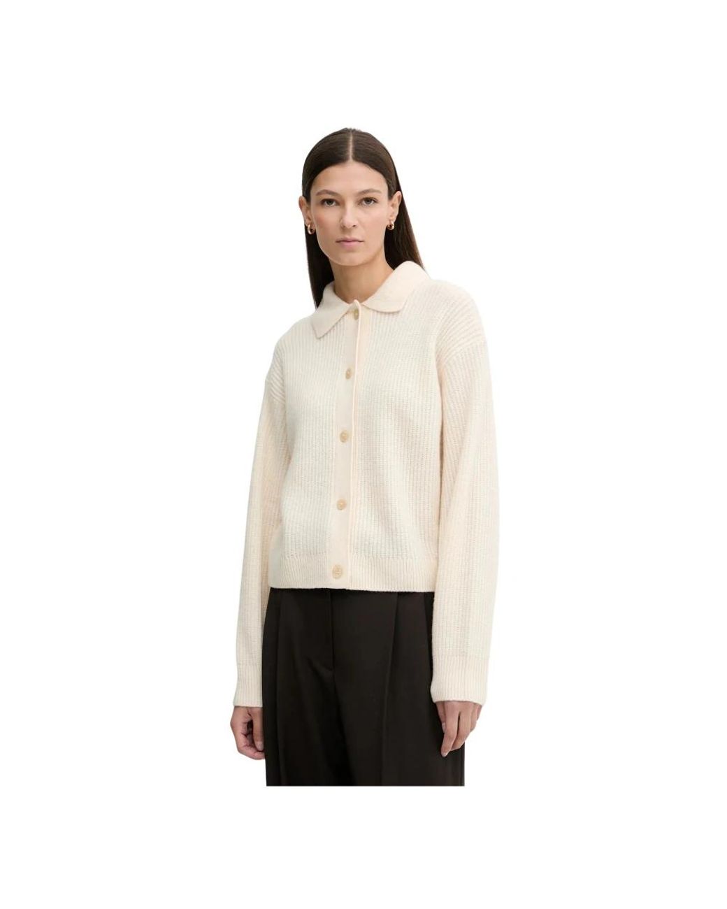 Marc O' Polo Wollen Vest in het White