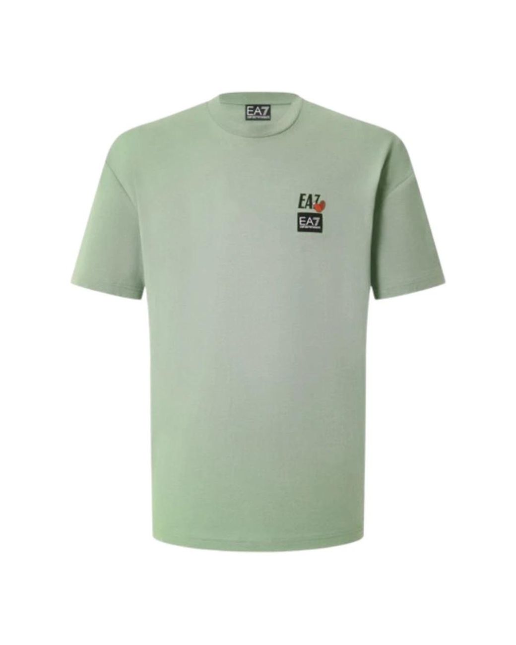 EA7 Tops ,Groen ,Korte Mouw T-Shirt Groen in het Green voor heren