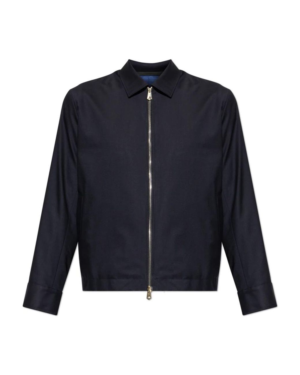 Paul Smith Wool Jacket in het Blue voor heren