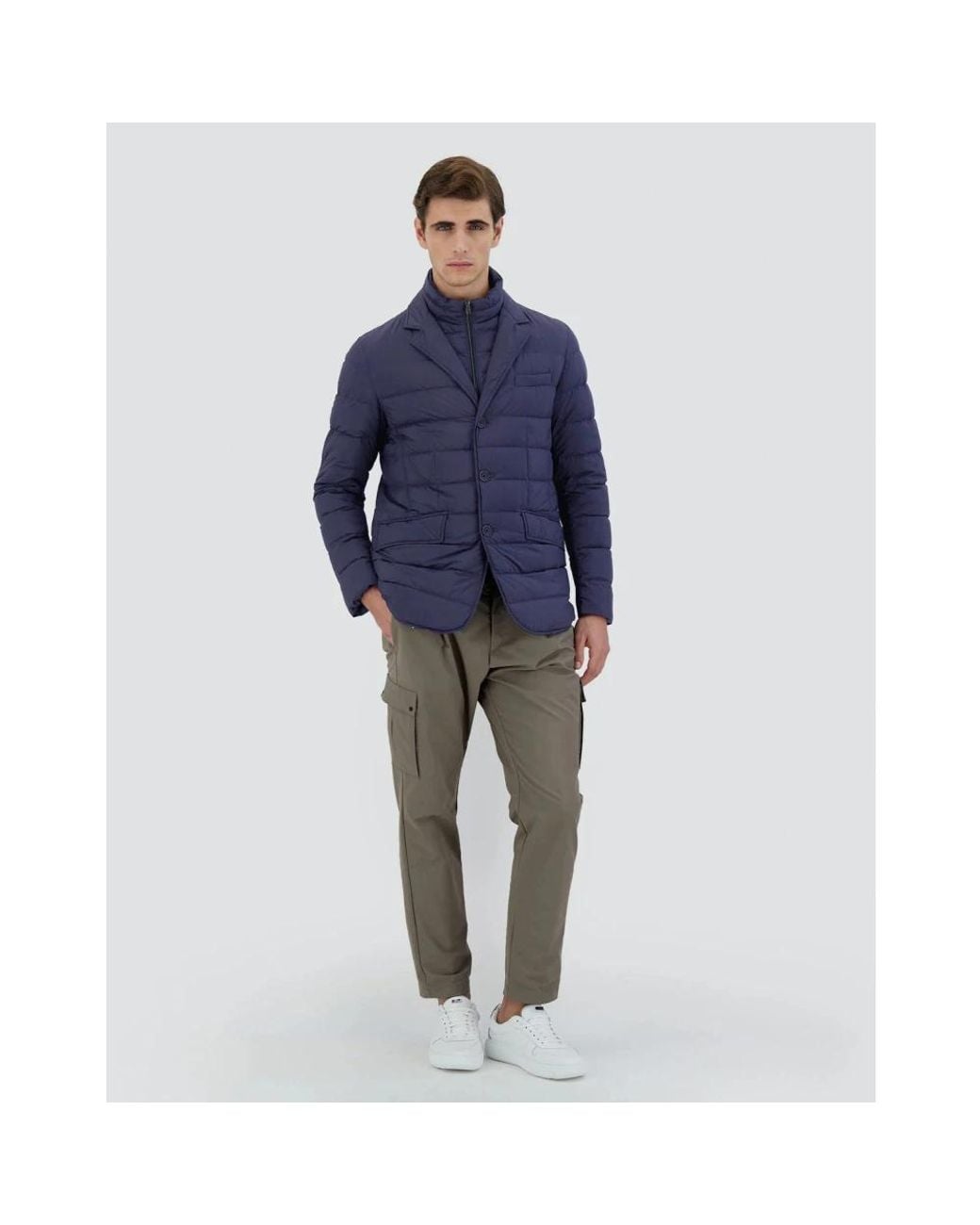 Winter Jackets Herno pour homme en coloris Blue