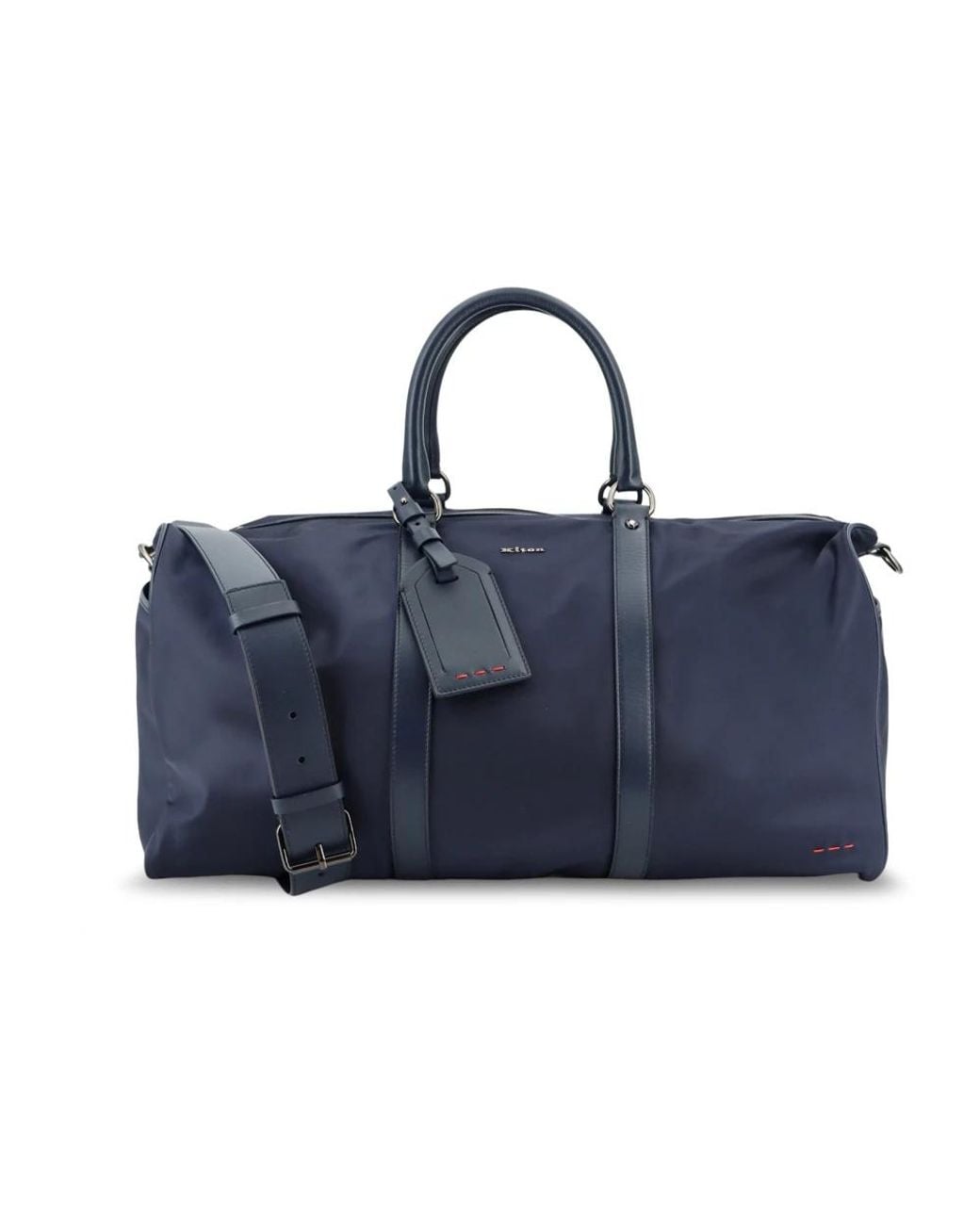 Kiton Blue Weekend Bags for men