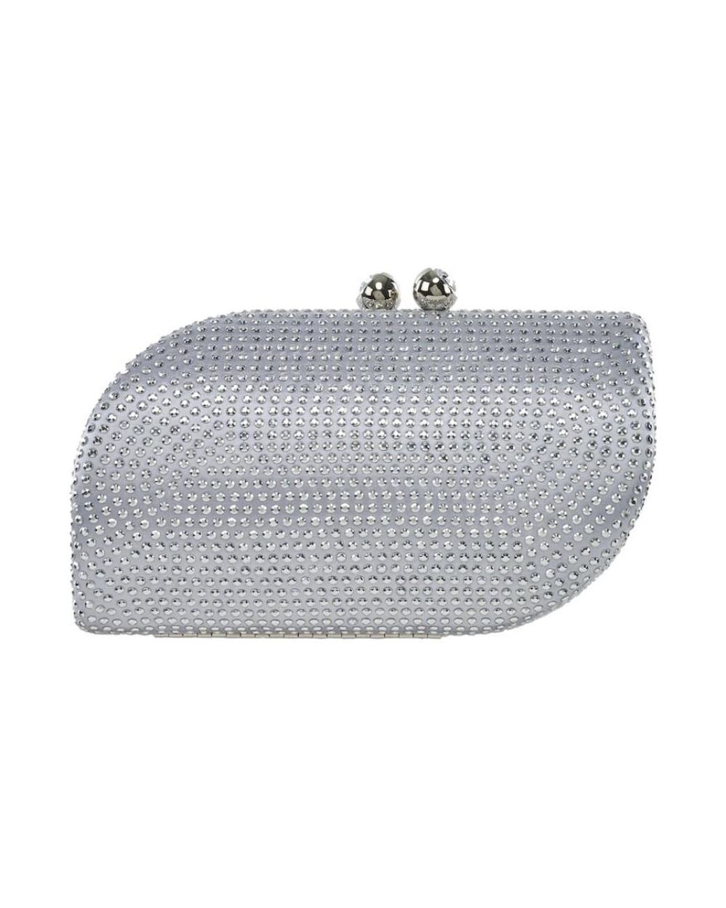 Anna Cecere Gray Clutch