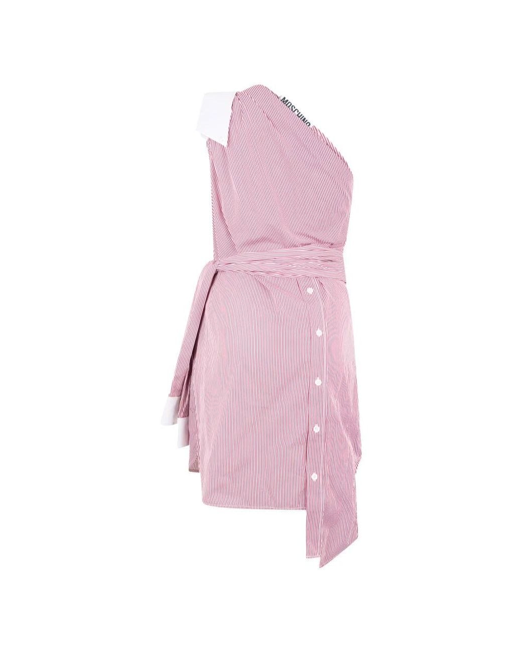Moschino Pink Shirt Dresses