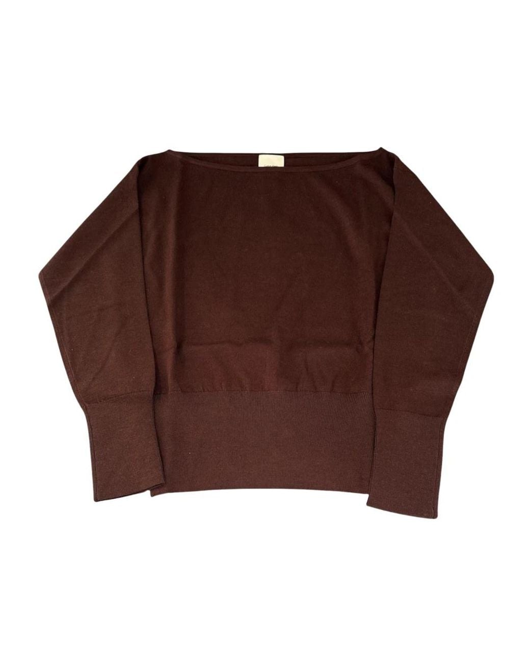 Calvin Klein Brown Round-Neck Knitwear