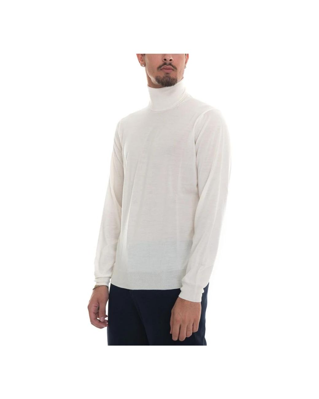 hindustrie White Turtlenecks for men